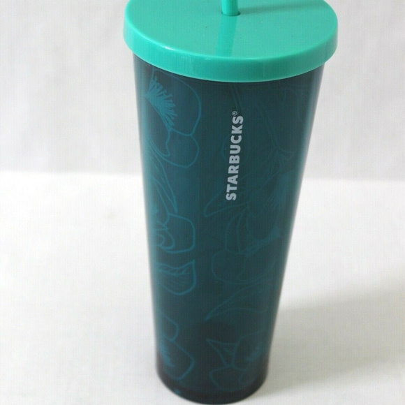 teal starbucks cup